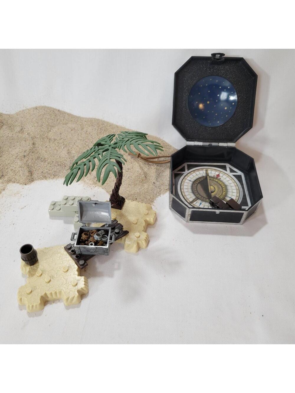 Mega Bloks Pirates Of The Caribbean Dead Mans Chest Captain Jack Compass Set...